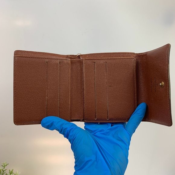 14. Authentic LOUIS VUITTON Monogram Trifold Wallet Purse - Picture 11 of 13